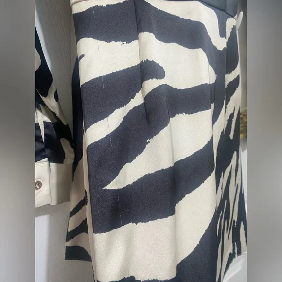 ZARA Zebra Print Mini Dress Size S - Picture 11 of 11